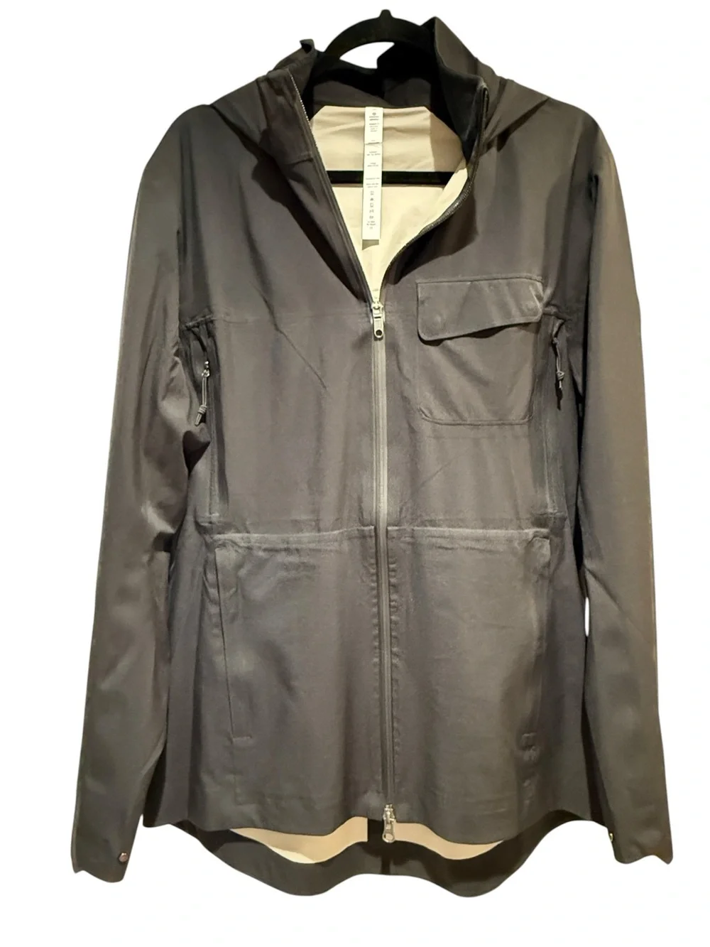 Lululemon Men’s Rain-jacket Black Waterproof Lightweight Versatile Sz M | EUC - Picture 5 of 5